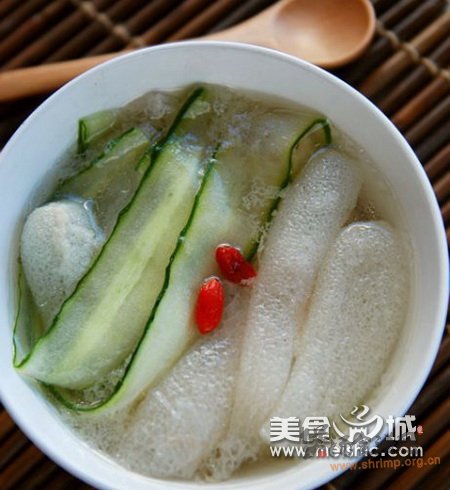 青瓜竹荪汤的做法