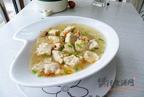 冻内酯豆腐汤的做法
