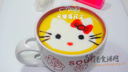 KT猫牛奶金瓜汤的做法