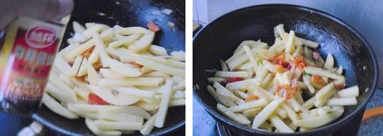 咸椒炖土豆条的做法
