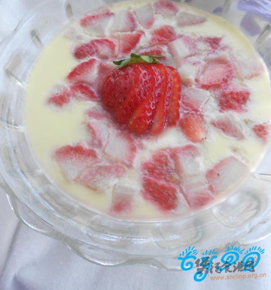 草莓牛奶炖蛋的做法