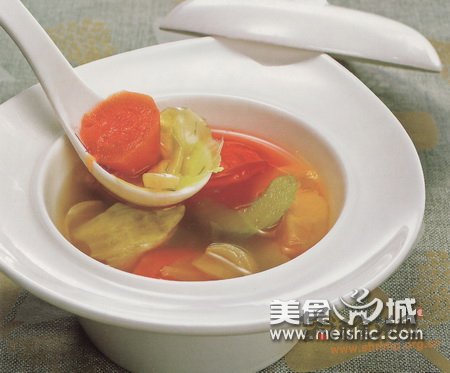 消夏蔬菜汤的做法