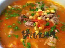 (图)西红柿牛腩汤的做法