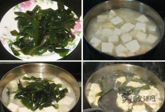 海带结豆腐汤的做法