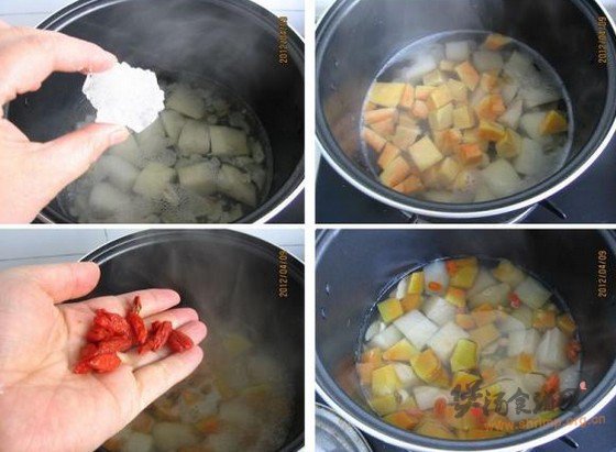 南瓜百合梨子汤的做法