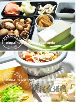 杂菇味噌汤的做法