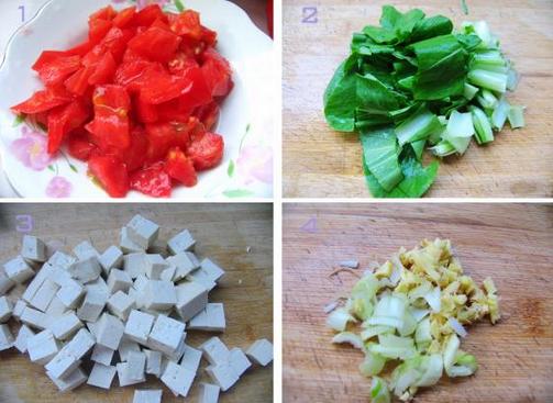 快手茄汁炖豆腐的做法