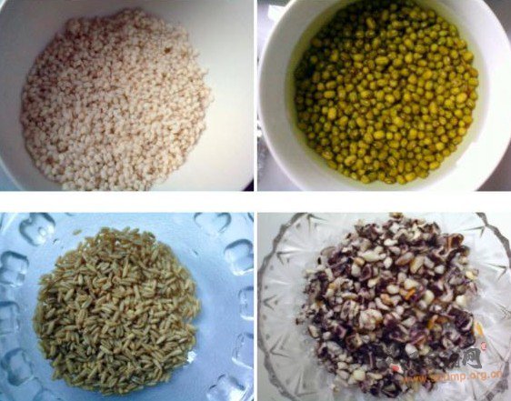 粘玉米渣燕麦枸杞粥的做法
