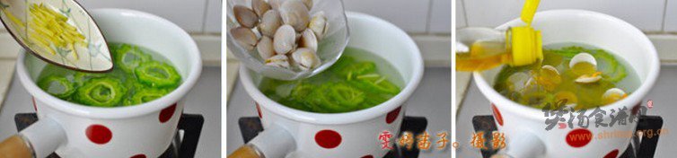 苦瓜蛤蜊清火汤的做法