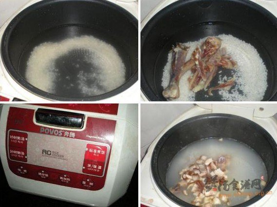 香菇腊味粥的做法