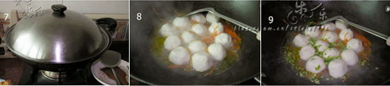 胡萝卜鱼丸汤的做法