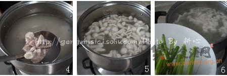 芦笋白玉菇滚猪骨汤的做法