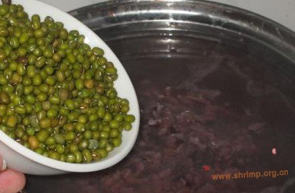 黑米绿豆百合粥的做法