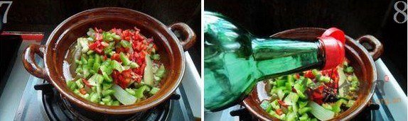 肉末茄子砂锅煲的做法