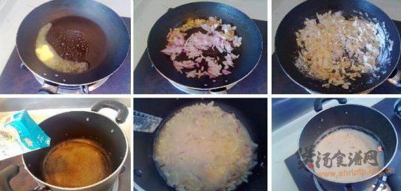 鸡蓉粟米蘑菇忌廉汤的做法