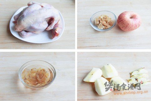 苹果百合鸡汤的做法