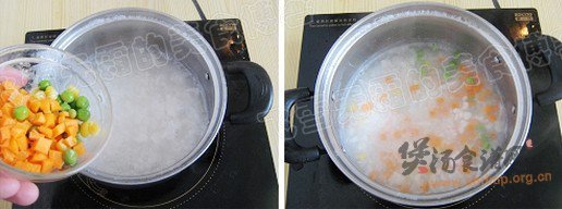 五彩鱼粥的做法