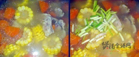 胡萝卜猪骨汤的做法