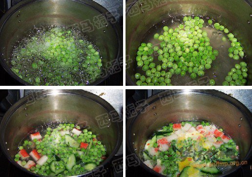 豌豆蛋花汤的做法