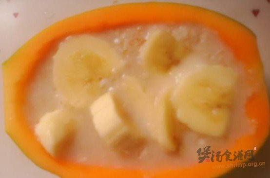 香蕉蜂蜜麦片粥的做法
