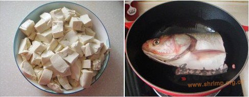 铁锅鱼头炖豆腐的做法