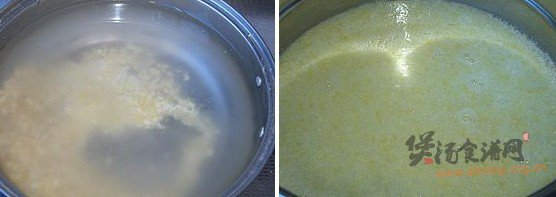 麦胚木瓜粥的做法