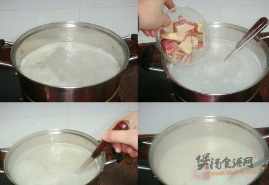 瑶柱腊鸭粥的做法