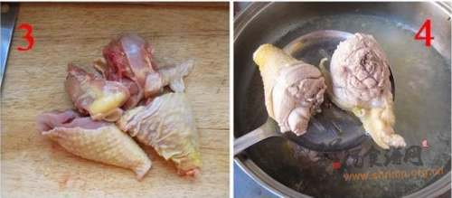莲藕香菇鲜鸡汤的做法