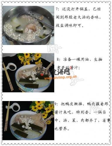 冬瓜老鸭薏米汤的做法