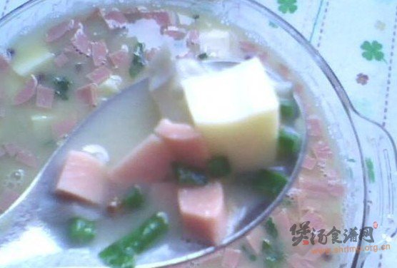 咸蛋黄豆腐汤的做法