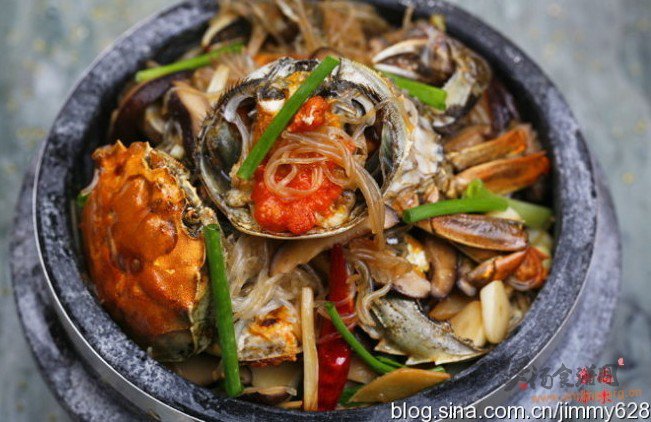 石锅粉丝螃蟹煲的做法