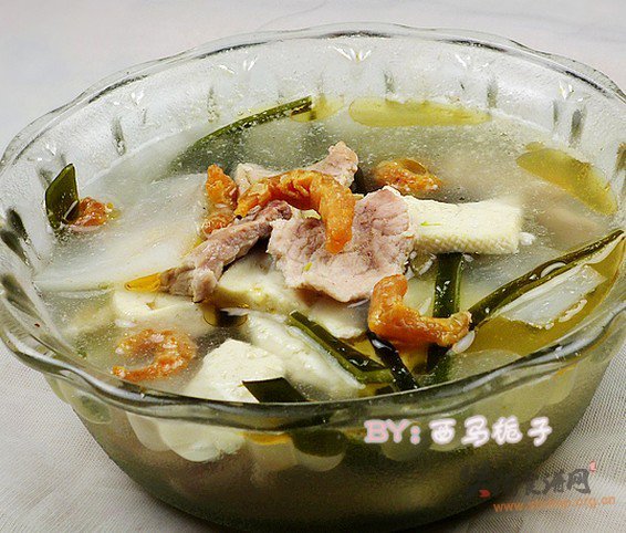 海米瘦肉什锦汤的做法