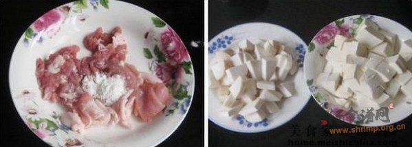 杏鲍菇鲥虾肉片豆腐汤的做法