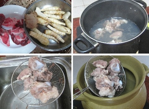 苓薯煲猪骨汤的做法
