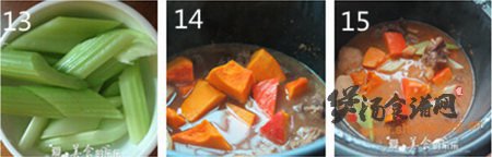 南瓜苹果牛腩汤的做法