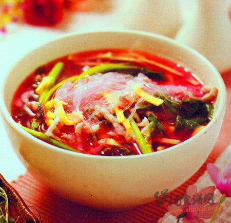 三丝苋菜汤的做法