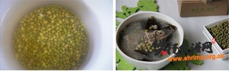 绿豆海带排骨汤的做法