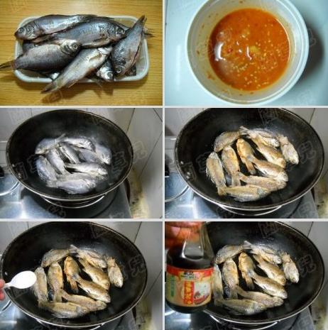 辣白菜炖鲫鱼的做法