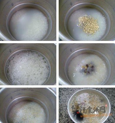 蜜豆燕麦大米粥的做法