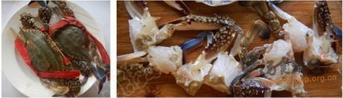 螃蟹白菜炖豆腐的做法