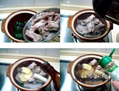 砂锅排骨海带汤的做法