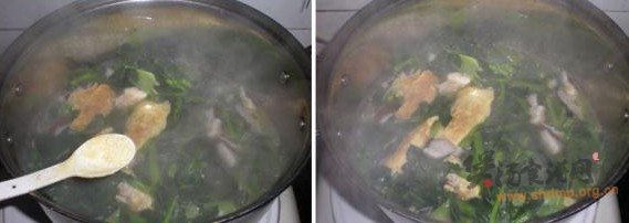 青菜蛋饺汤的做法