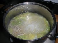 豆腐丝白菜粉丝汤的做法