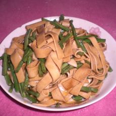 干豆腐丝炒豇豆的做法