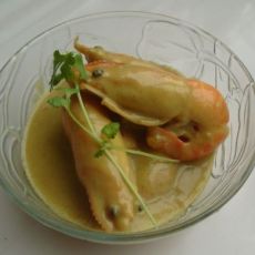 鲜美咖喱大虾的做法