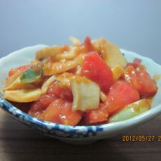 西红柿口蘑的做法