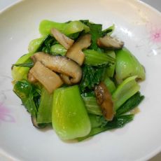 香菇炒青江菜的做法