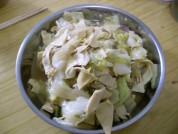 白菜炒干豆腐的做法