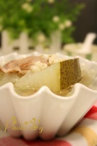 冬瓜薏米水鸭汤的做法