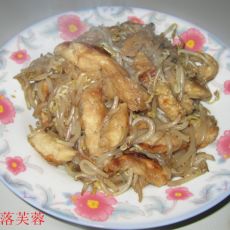 绿豆芽焖饼的做法